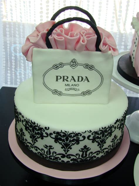 prada cakes|Prada bag birthday cake.